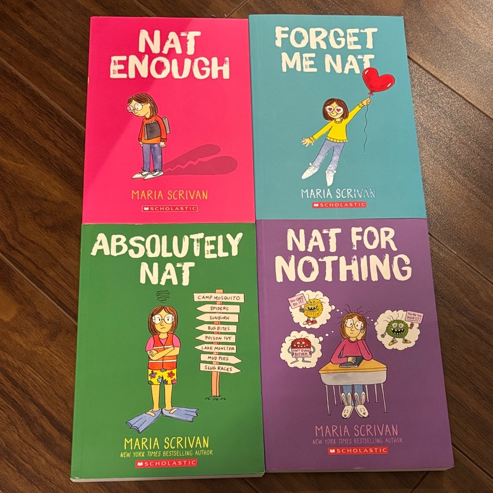 NAT graphic novel series by Maria Scrivan